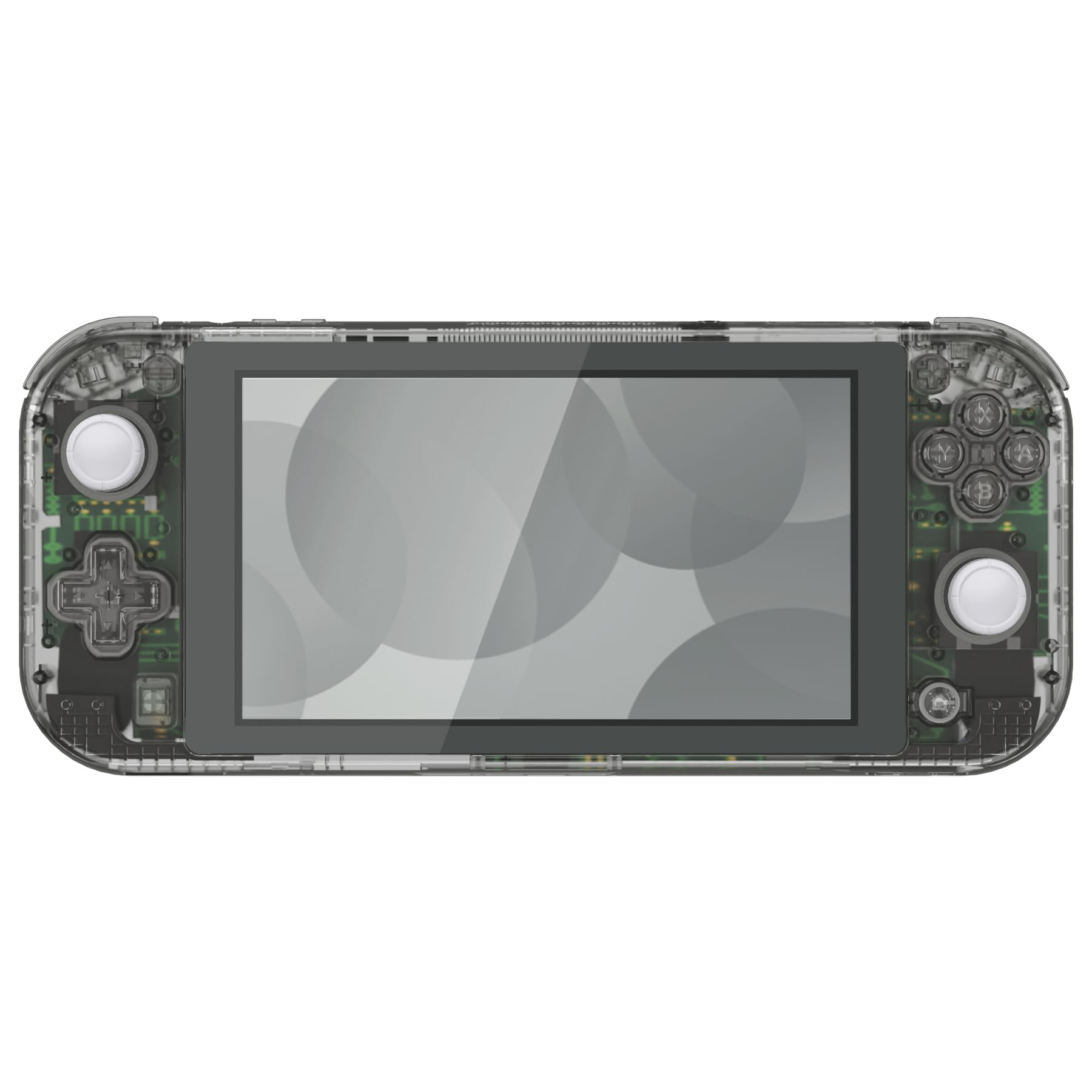 Nintendo Switch LITE スケルトンカスタム Amazon.com: eXtremeRate Crystal Clear Black DIY Replacement Shell